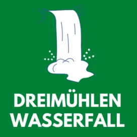 Dreimühlen Waterfall logo